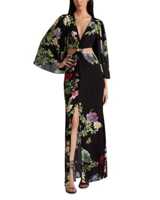 Georgiana Deep V Neck Dress