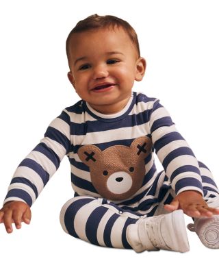 Boys' Striped Huxbear Romper - Baby