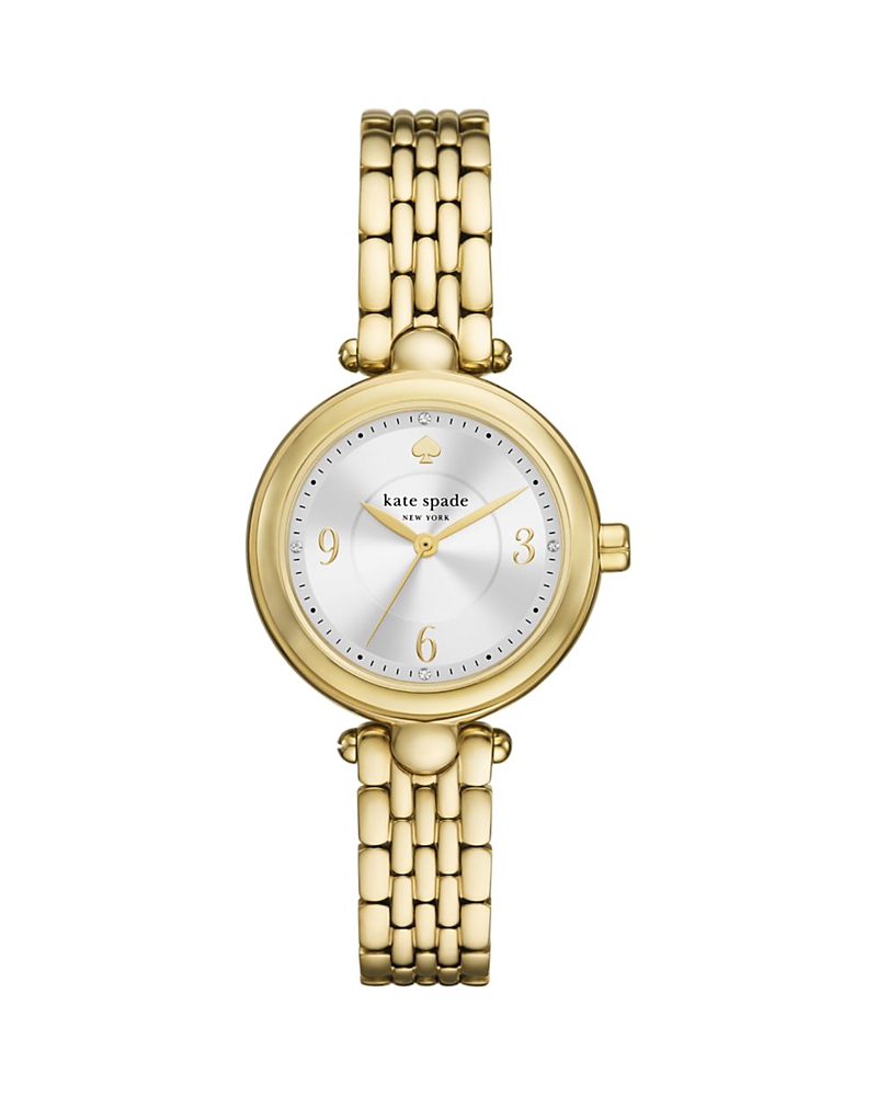 Kate Spade Gracie Round Watch In Gold