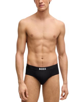 x David Beckham Boss One Hip Briefs, Pack of 3