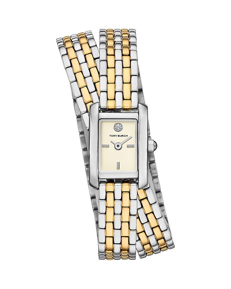 Tory Burch The Mini Eleanor Double Wrap Watch, 17mm x 25mm