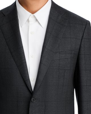Siena Crepe Weave Windowpane Regular Fit Suit