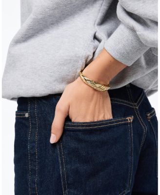 Kamilla Brass Gold Cuff Bracelet