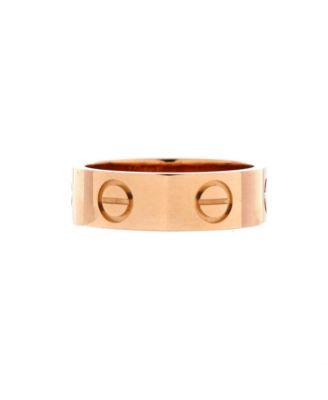  Love Band Ring 18K Rose Gold