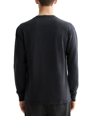 Slub Relaxed Fit Henley Tee  