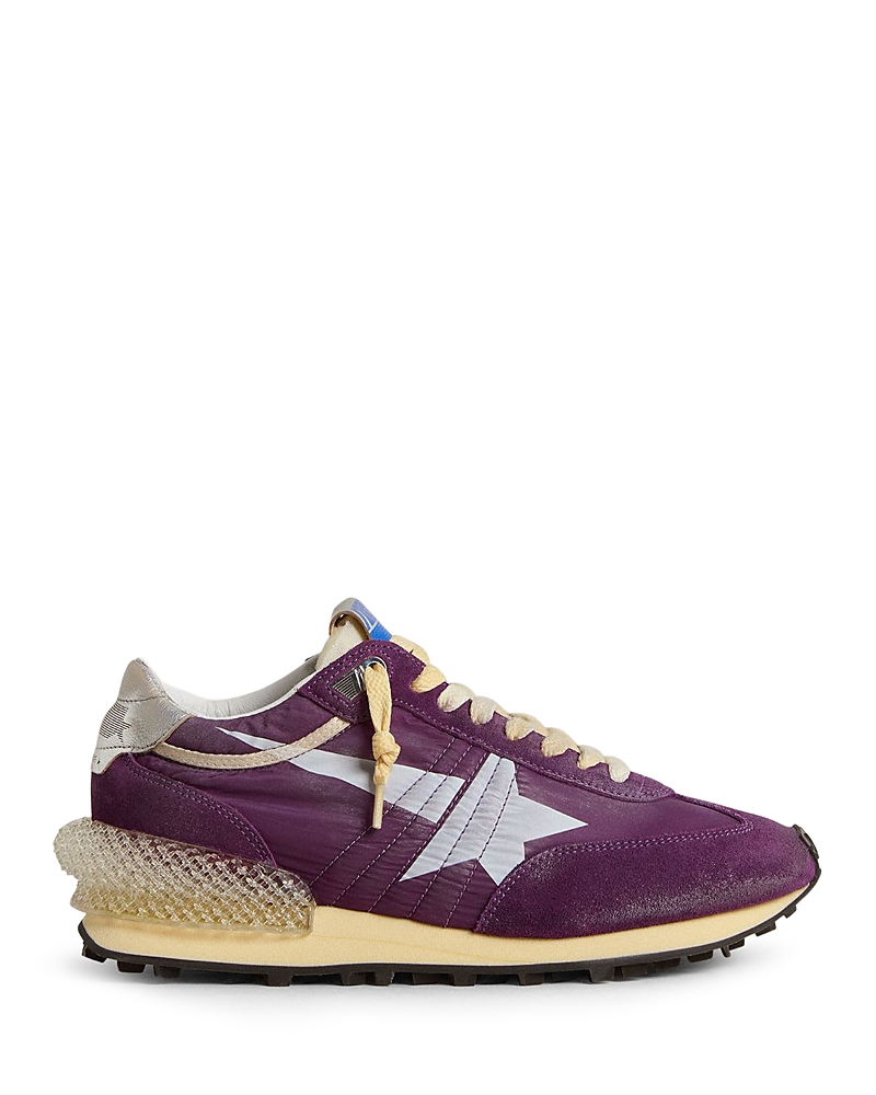 Golden Goose Running Marathon Nylon Sneaker In Purple