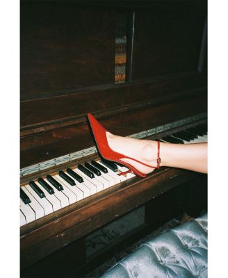 Women's Executive Pointed Toe Slingback Pumps 