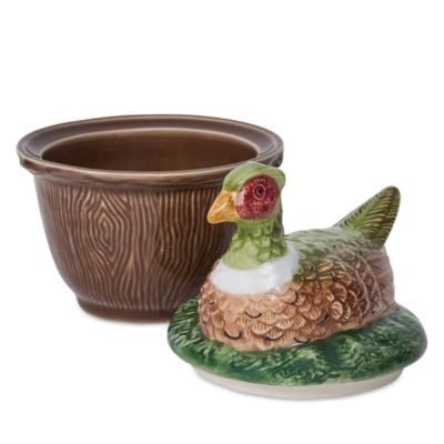 Forest Walk Pheasant Bowl with Lid