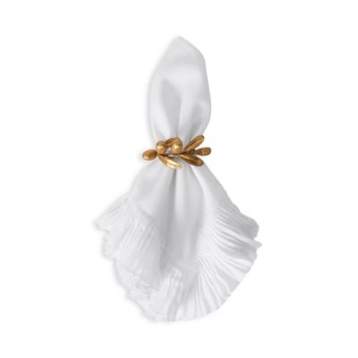 Forest Walk Leaf Napkin Rings, Assorted Set of 4