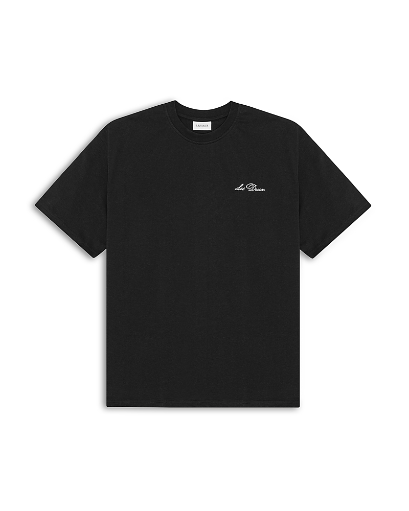 Les Deux Loose Fit Tee In Black
