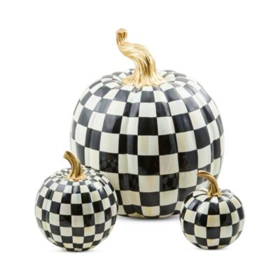 Courtly Check Glossy Small Pumpkin