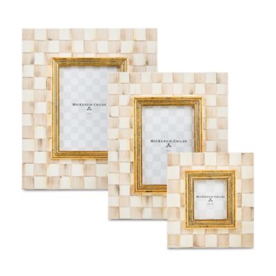 Mocha Check Frame, 5" x 7"