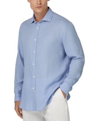 Boggi Milano - Linen Button Front Shirt