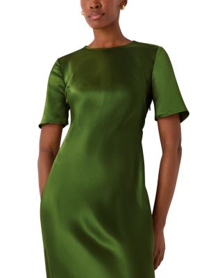 Avery Satin Twist Dress