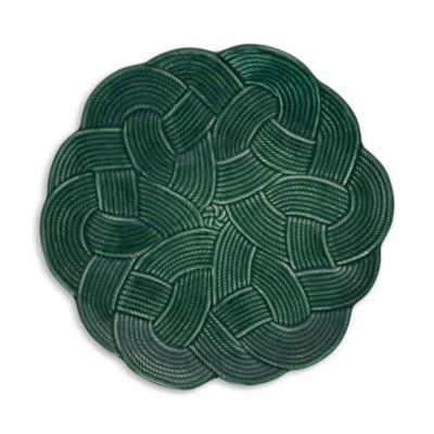 Le Panier Mystic Knot Charger Platter, Basil