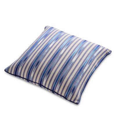 Kutnu Marine Ikat Decorative Pillow, 20" x 20"