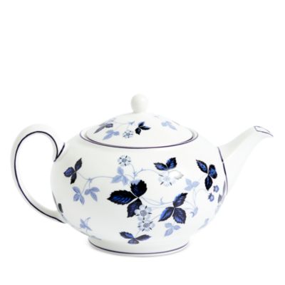 Wild Strawberry Inky Blue Teapot