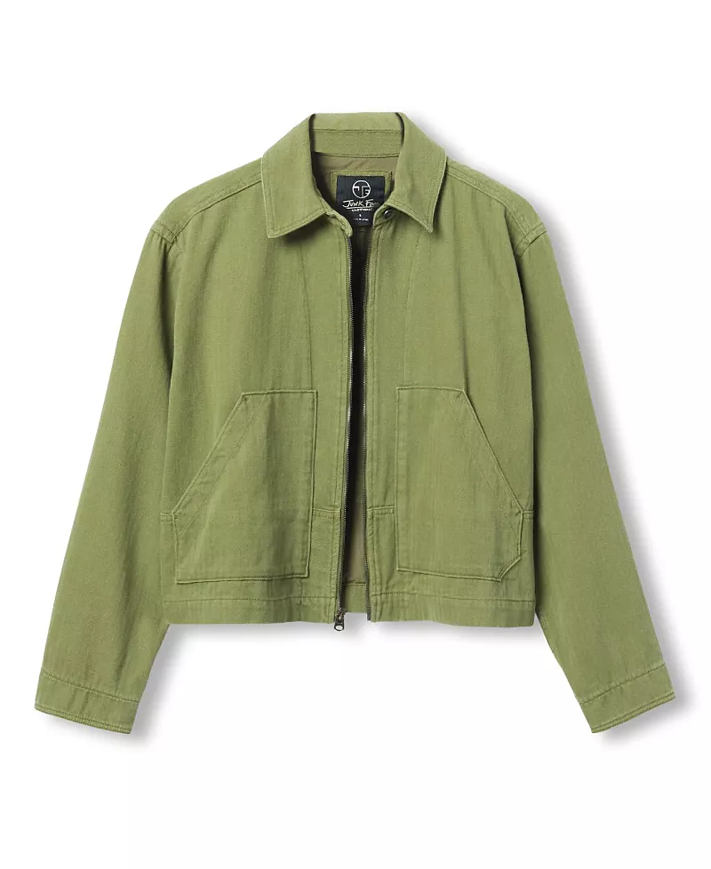 Junk Food Clothing Women's Utility Twill Shacket