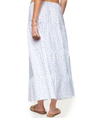 Charley Floral Tiered Maxi Skirt