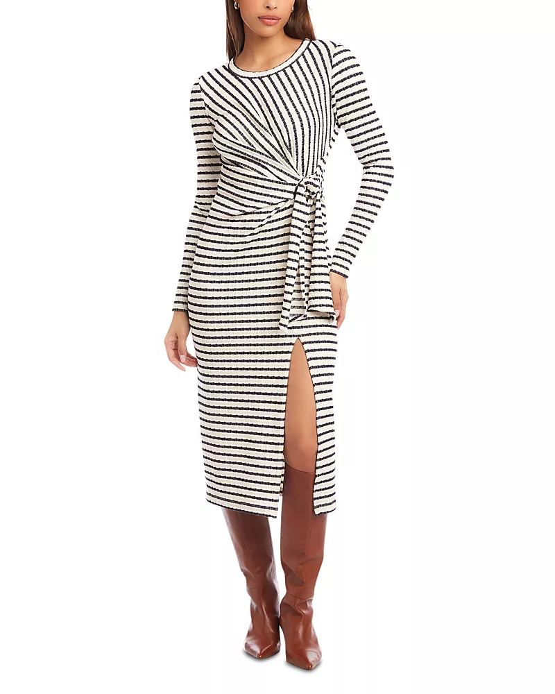 Fifteen Twenty Maddie Long Sleeve Midi Dress