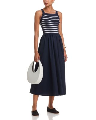 Scoop Neck Sleeveless Midi Dress