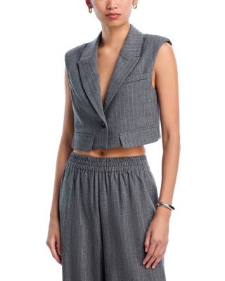 Cropped Vest & Wide Leg Pants - Exclusive