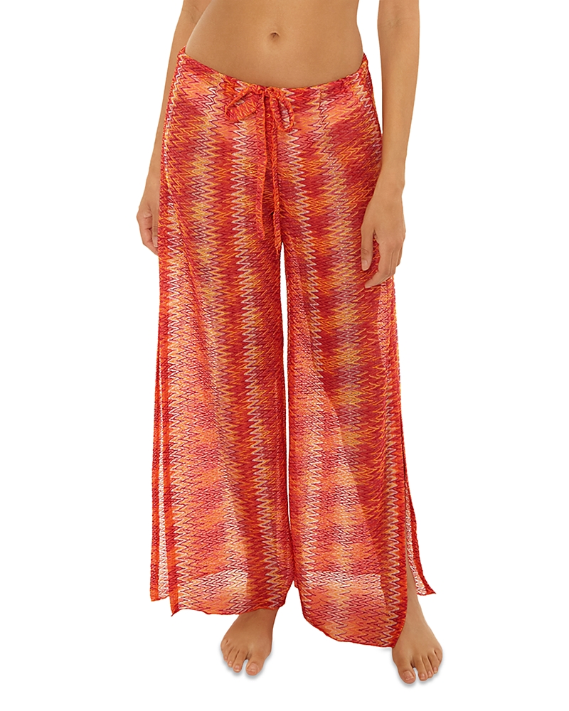Becca By Rebecca Virtue Cancun Swim Cover-up Pants In Multi