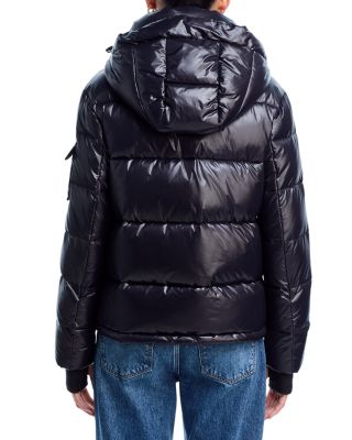Gloss Puffer Jacket with Hood - Exclusive