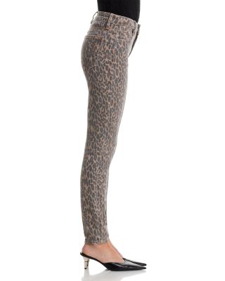 Leopard High Rise Skinny Jeans - Exclusive