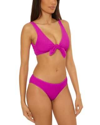 Crinkle Crush Tatum Bralette Bikini Top &amp; Crinkle Crush Adela Hipster Bikini Bottom