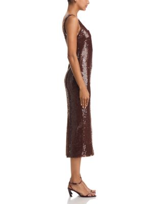 Sequin Midi Dress - Exclusive