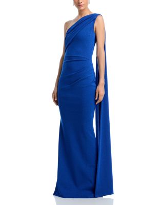 Zenab One Shoulder Sash Gown