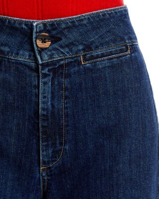 Brighton High Rise Wide Leg Jeans in Mercury