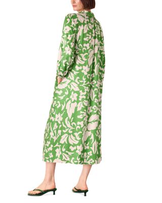 Floral Trapeze Shirt Dress