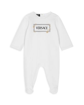 Unisex Pinned Logo Print Footie - Baby