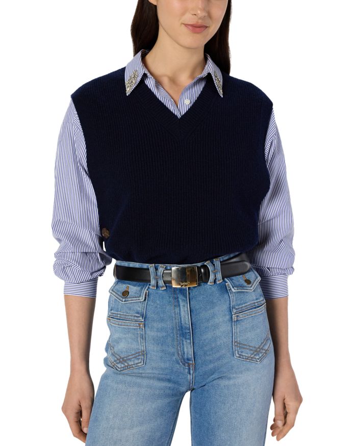 Evita Wool Sleeveless Sweater