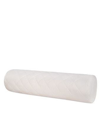 Jasper Sateen Pillow Cover, Quilted Bolster