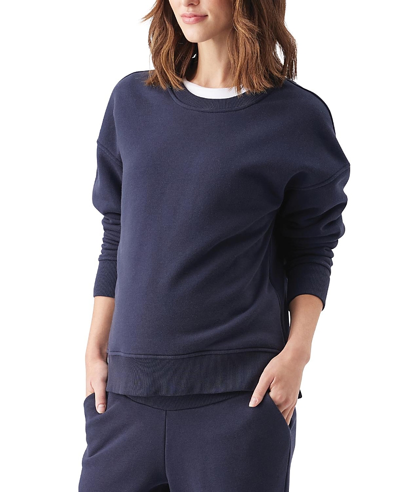 Ripe Maternity Relax Nursing Sweat Sweater In Blue