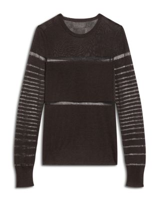 Shadow Striped Long Sweater