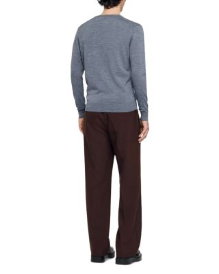 Merino Wool V-Neck Sweater