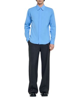 Hidden Placket Formal Shirt