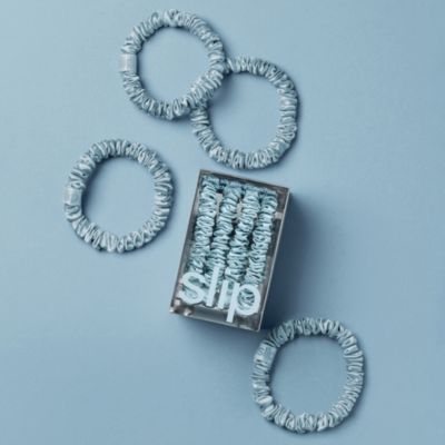 Pure Silk Back to Basics Skinny Scrunchies, Set of 4