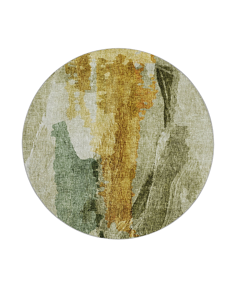 Dalyn Rug Company Dalyn Boca Washable Bo6 Round Area Rug, 8' X 8' In Green
