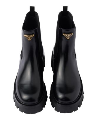 Women's Brushed Leather Booties