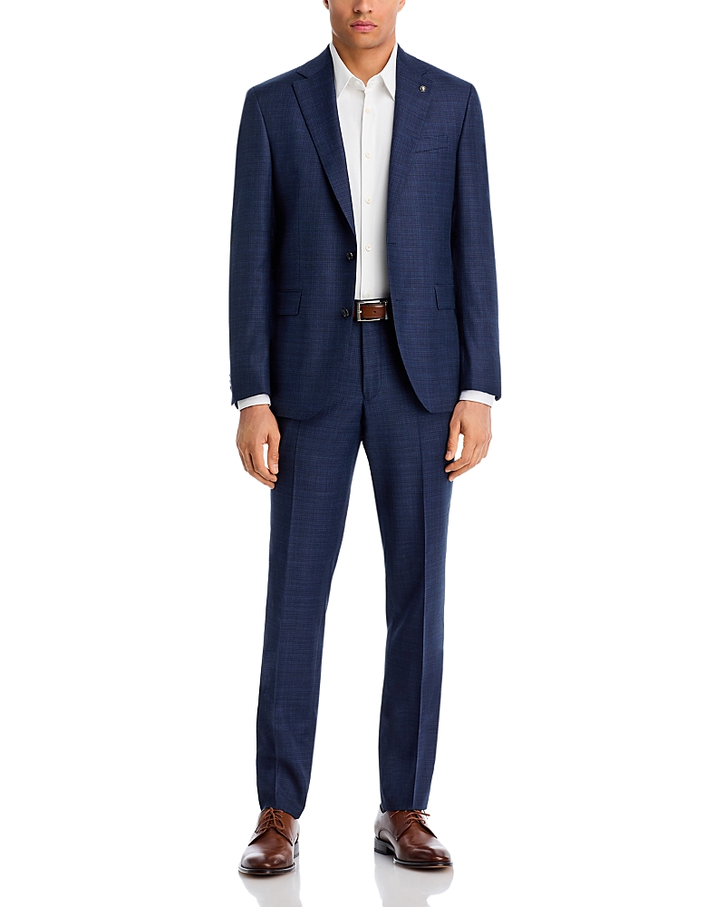 Jack Victor Esprit Regular Fit Screenwave Suit In Blue