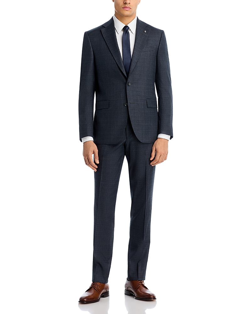 Jack Victor Esprit Regular Fit Screenwave Suit In Blue