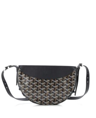 Pre-Owned Goyard - Hirondelle Shoulder Bag Coated Canvas and Leather