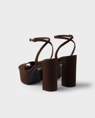  Women's Suede Platform Sandals