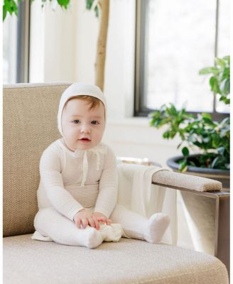 Heart and Star Button Pointelle Collection Blanket - Baby