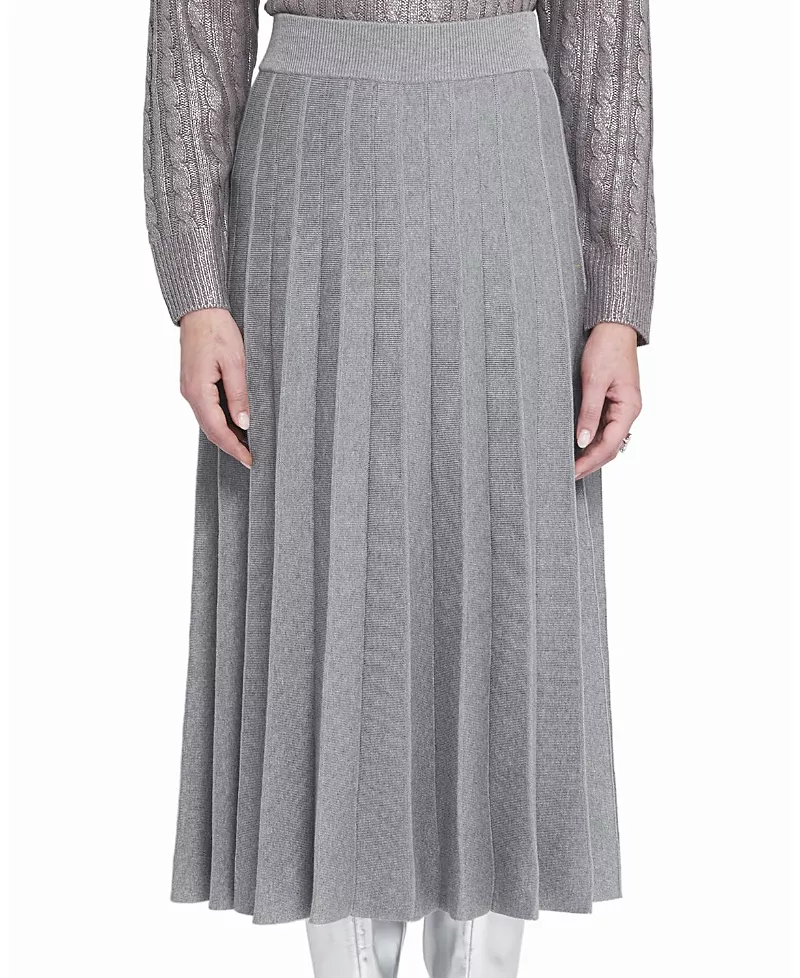 Elle Pleated Sweater Skirt